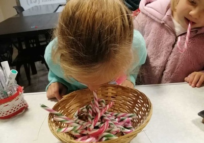 Bobbing for Candy Canes