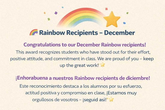 Rainbow de diciembre