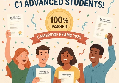 ¡Felicidades a Nuestros Alumnos de C1 Advanced!