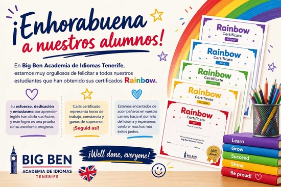 Enhorabuena a nuestros alumnos